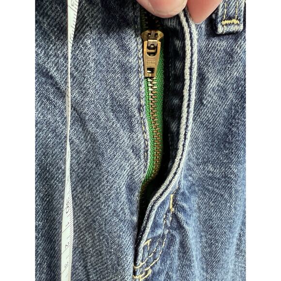 Early 90s TOMMY HILFIGER Jeans 26x29.5 Slim Big Patch Logo 1990s Denim Vintage - Picture 7 of 15